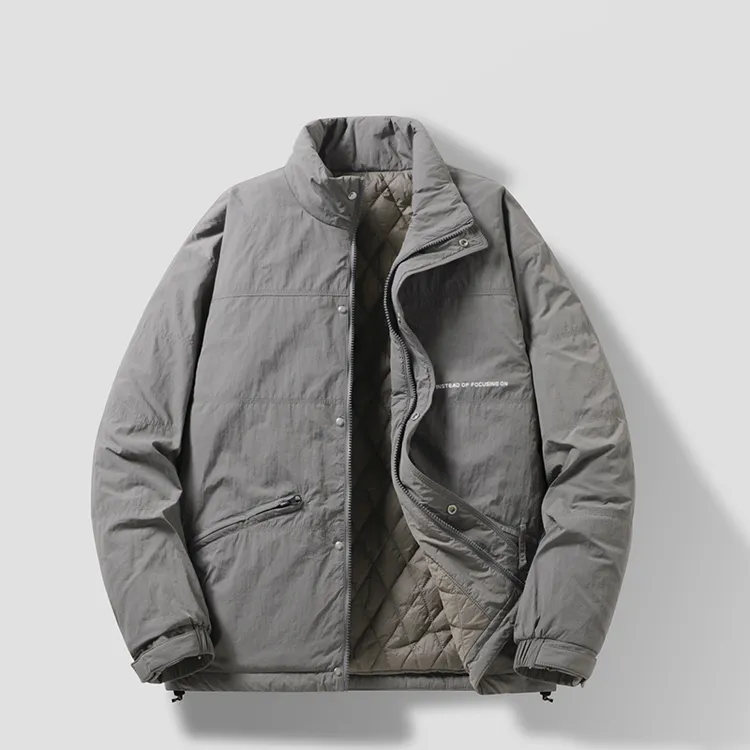 JEEP SPIRIT棉衣男士冬季加厚保暖短款派克服时尚青年棉服外套男