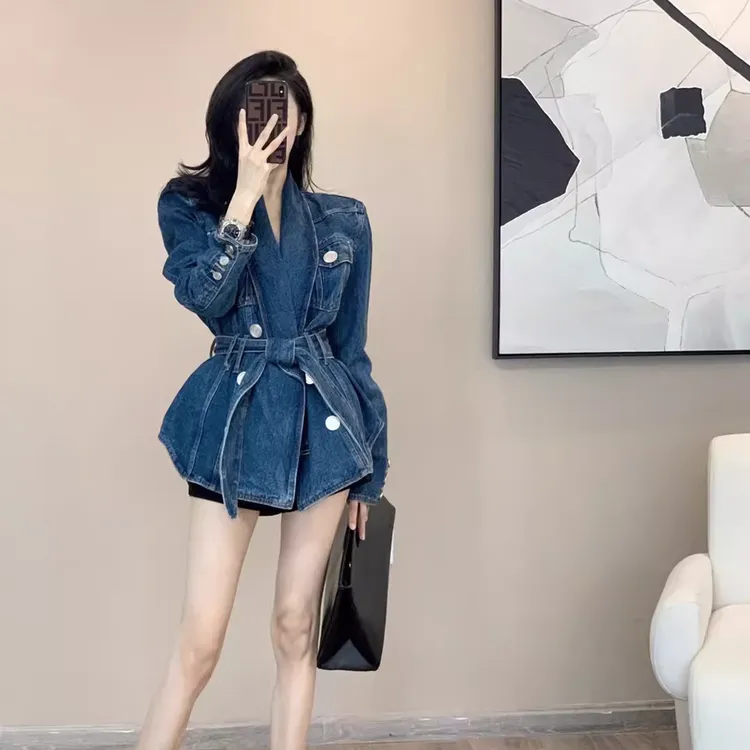 Leathercat牛仔外套女潮ins春秋季新款韩版炸街宽松百搭气质上衣
