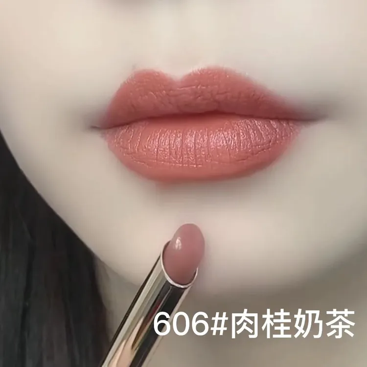 口红30-40岁素颜显白肉桂奶茶色口红不沾杯不掉色哑光洗不掉持久