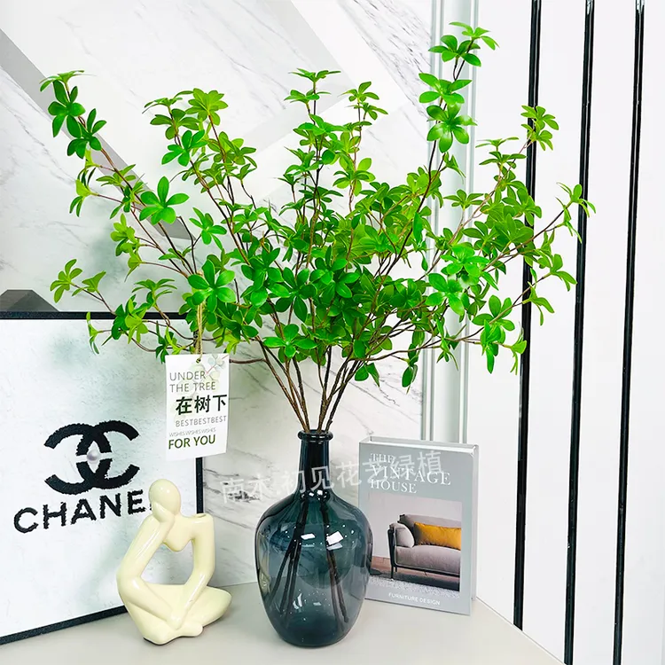 吊钟枝高端手感室内仿真绿植假花仿真花客厅摆件餐桌装饰品装饰画