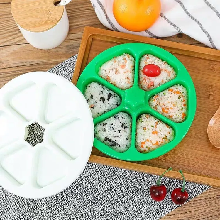 三角饭团便当盒日式寿司磨具六合一 做紫菜包饭制作工具模具自制