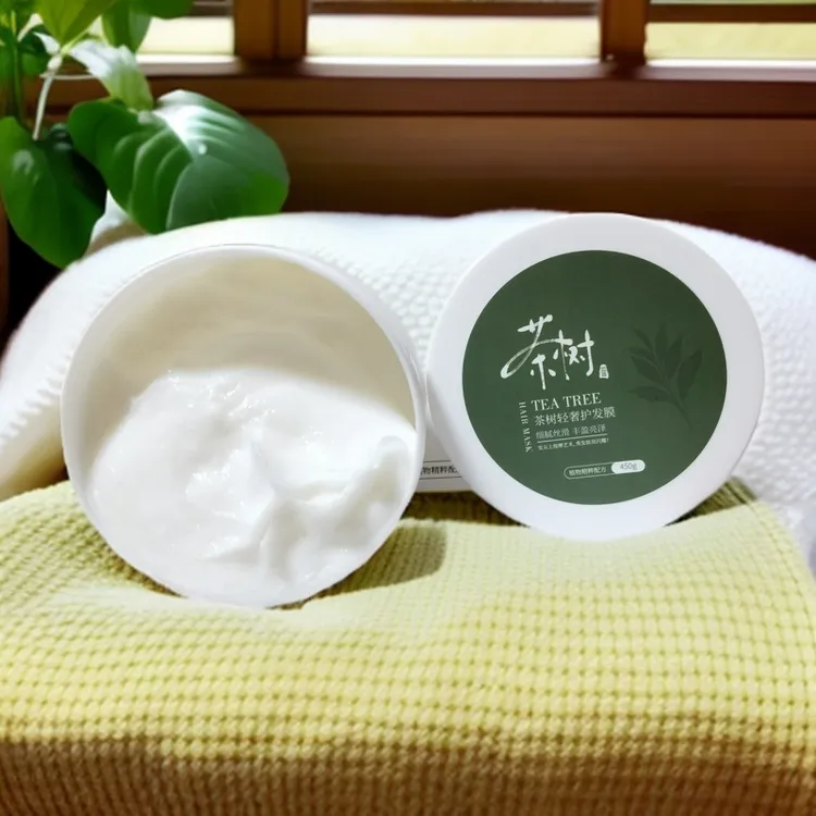 朵素茶树精华蓬松发膜呵护秀发茶树精粹细腻丝滑不黏腻顺滑芬香