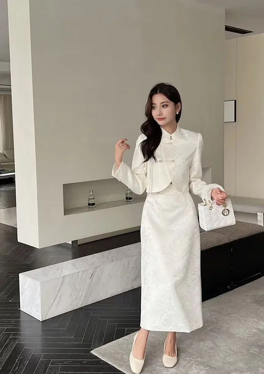 新中式高品质套裙套装