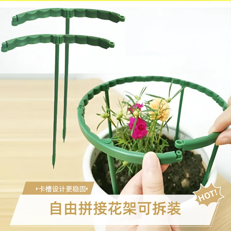 蟹爪兰太阳花拼接支架爬藤架防倒伏支撑杆兰花护叶加粗长款花架