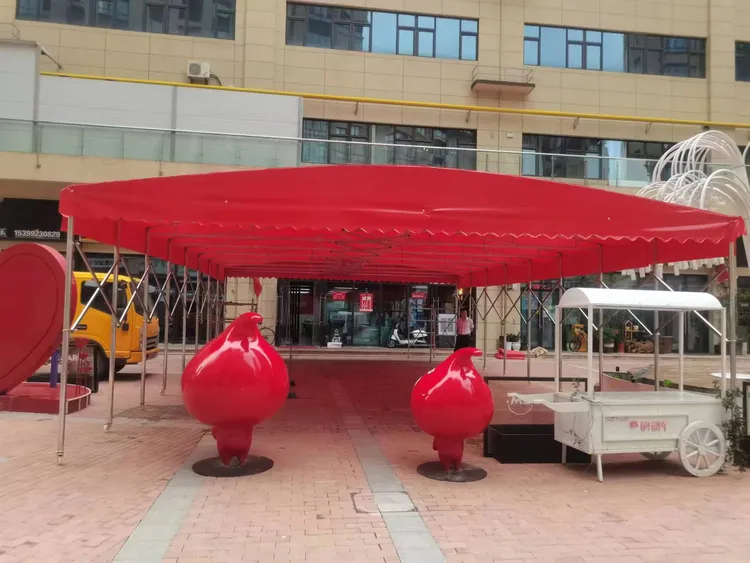 西安推拉雨棚，仓库活动雨棚