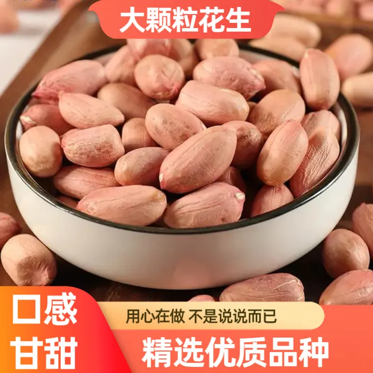 2025河南延津黄河故道大颗长粒花生自产自销颗粒饱满甘甜生花生米