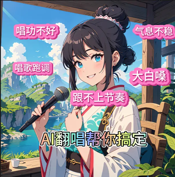 AI翻唱一站式服务制作歌曲AI声音模型训练专业代唱跑调节奏不稳