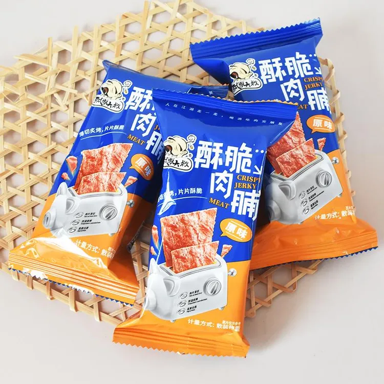 飘零大叔酥脆肉脯原味香辣靖江特产食品脆肉干散称小包装零食笋0g