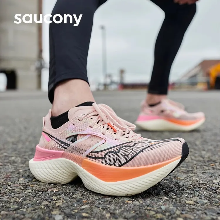 Saucony/索康尼啡翼跑步鞋ENDORPHINELITE马拉松情侣轻便网面跑鞋