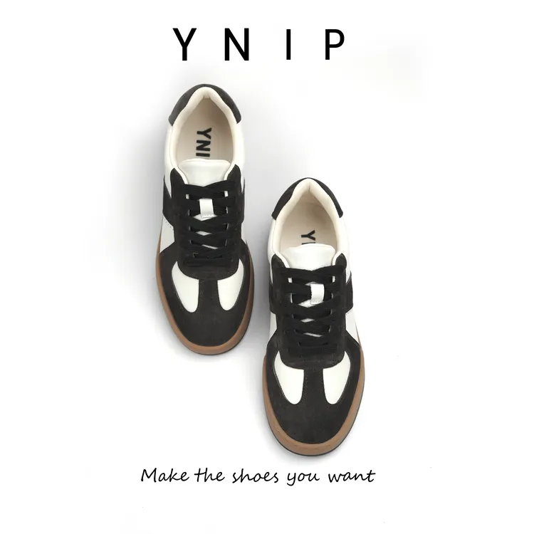 2025YNIP欧若风德训鞋男鞋反绒小白鞋休闲鞋系带男生鞋休闲鞋