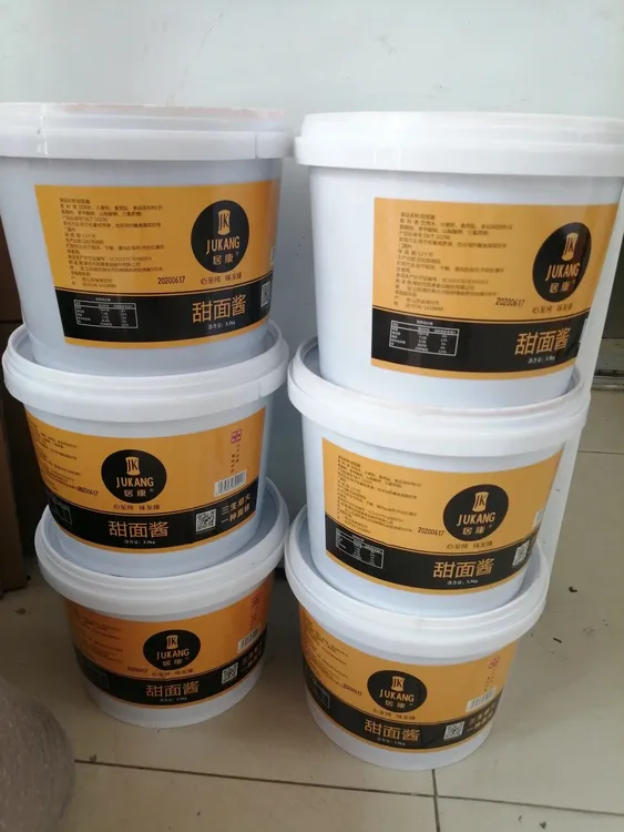 潍坊居康甜面酱3.5公斤桶装炒鸡酱猴子龙虾酱烧烤酱豆瓣酱炒鸡酱