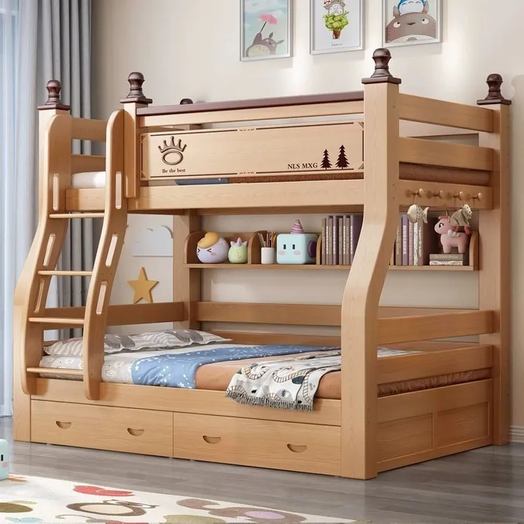 2024新款上下床双层床高低床大人多功能小户型儿童上下铺木床单人