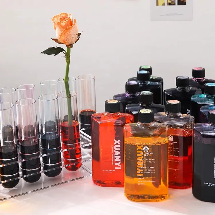 H H 吸色剂 鲜花染色剂吸染花艺染料颜料花材吸色吸色剂花店专用