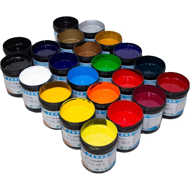 三色源880系列印刷PP材料中空板周转箱可丝印移印高浓度慢干型