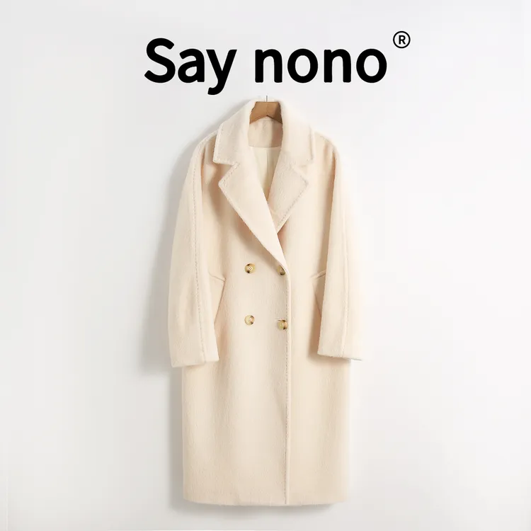 【HONEY AMOR】 保暖时尚高级感苏力羊驼大衣/HZD801