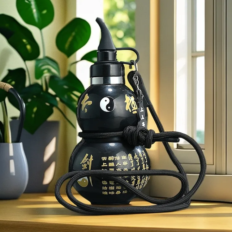 便携新年保温大容量户外水壶保温杯不锈钢水杯子网红儿童葫芦杯