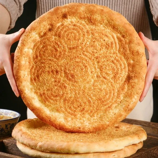 维巴郎【1箱3个装】共900g纯手工正宗新疆特色美食醇香大芝麻烤馕饼