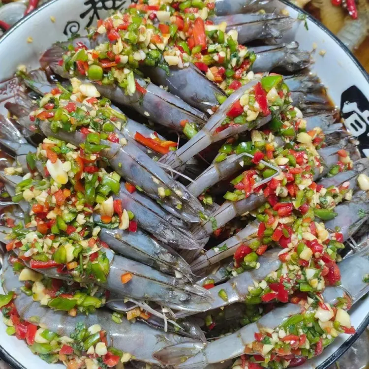 直播专属 夹馅虾 酱夹陷虾 生呛夹馅虾 