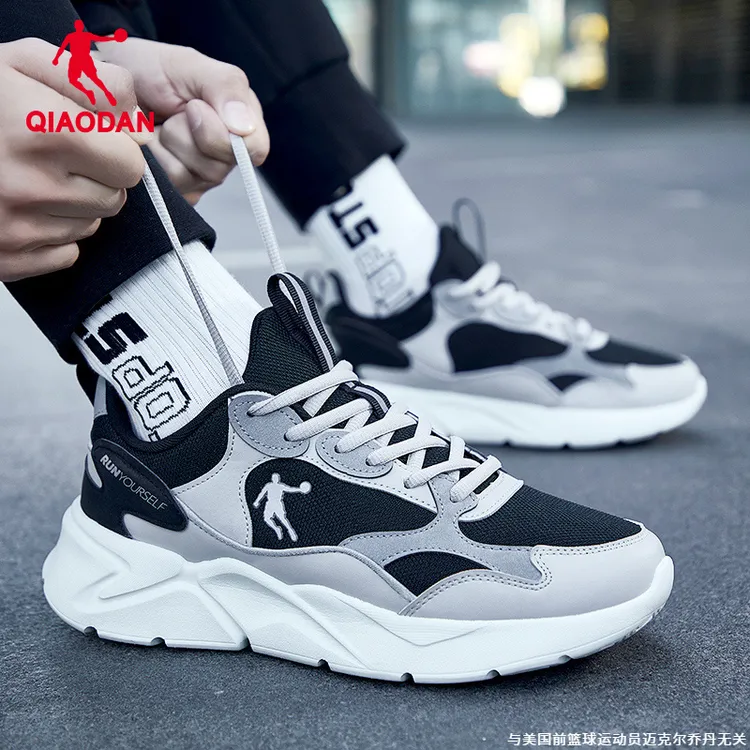 乔丹运动鞋男款老爹鞋2025秋冬款爆款透气减震跑步鞋网面休闲鞋子