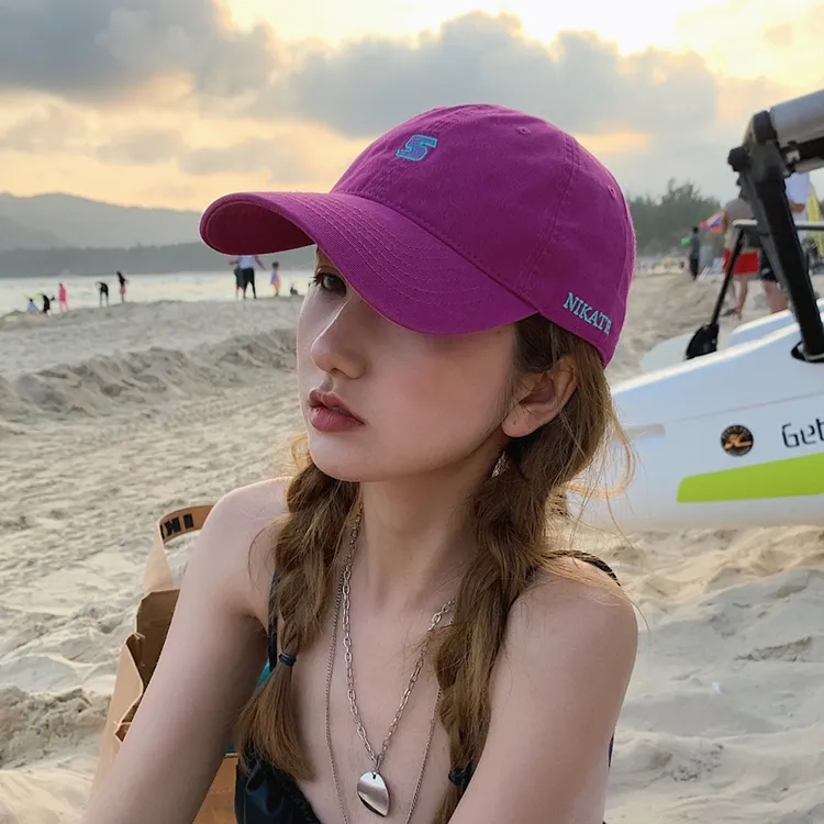 早春新款字母棒球帽女韩版春夏季小众网红穿搭有型鸭舌帽子潮2024
