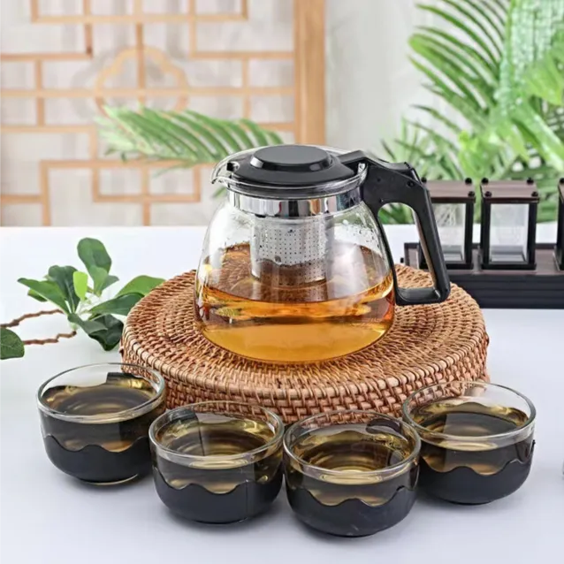 五件套一壶四杯破损包赔泡茶壶专用茶水分离耐热家用T