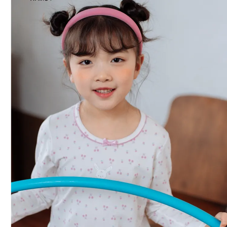 海小丫超薄莱卡】女童秋衣套装