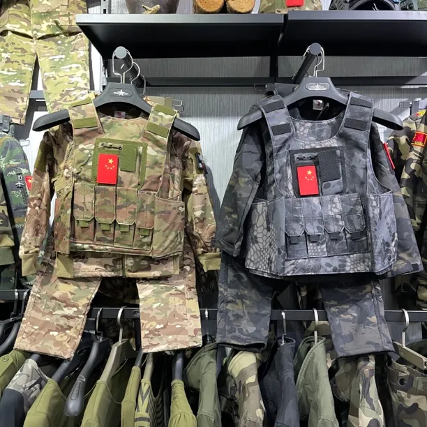 儿童三级甲特战服秋冬新款加绒搭配多功能户外CS吃鸡游戏马甲套装