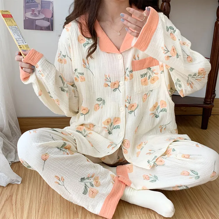 【亏本清仓】纯棉纱布孕妇睡衣怀孕期专用月子服夏季薄款产后哺乳装