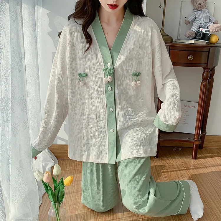 【亏本清仓】纯棉孕妇睡衣春秋季薄款产后产妇哺乳喂奶装夏季待产服