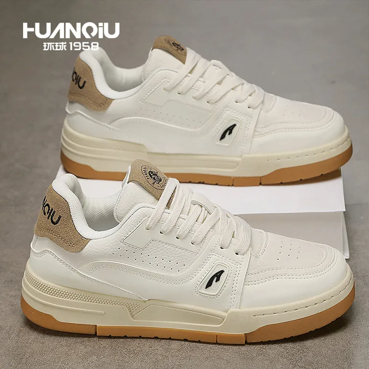 环球男鞋小白鞋男潮牌高级感2024秋冬新款学生百搭休闲运动鞋男款