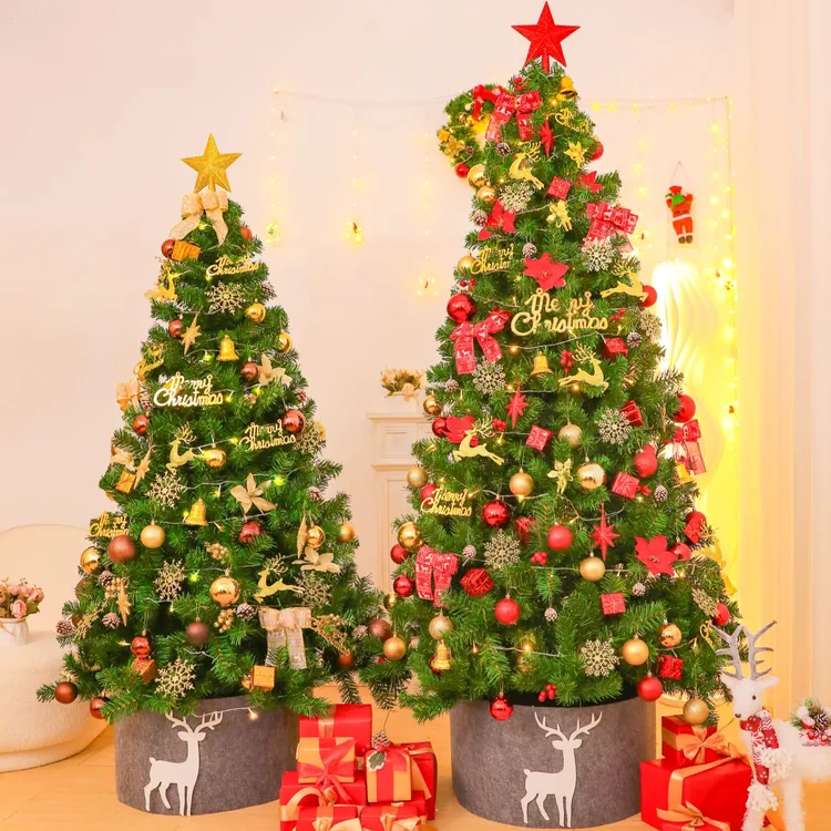 180cm圣诞树家用小型套餐圣诞节装饰品商场大型仿真树