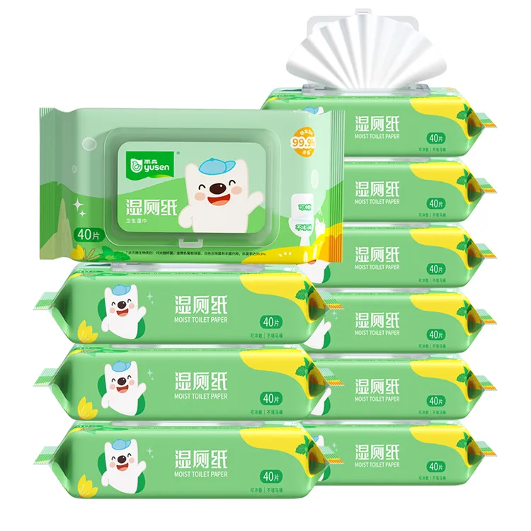 雨森新品YS010湿厕纸40片/包  共10包