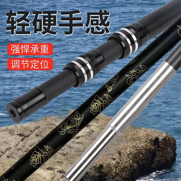 【老麻雀甄选】碳素支架杆超轻超硬竿架炮台钓箱钓椅多功能大物支架商品图