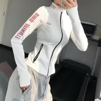 岚纹帅气显瘦夹克运动上衣健身跑步工装外套秋冬瑜伽服轻奢ins女