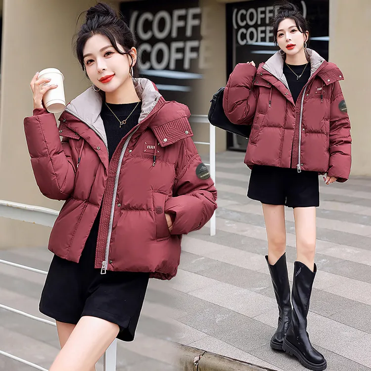 今年流行爆款加厚羽绒服外套女短款冬2025新款百搭时尚休闲羽绒服