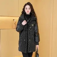 【羽绒服】冬季白鸭绒羽绒服百搭新款时尚气质休闲保暖外套女小个子