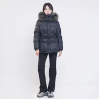 短款90白鹅绒羽绒服女款连帽百搭休闲加厚保暖22470-1