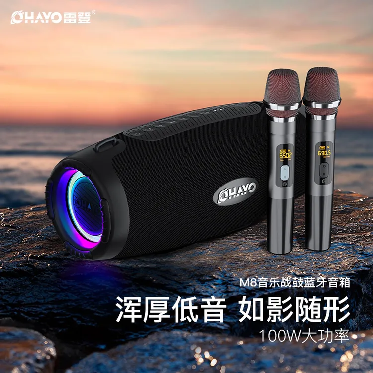【乔妹同款】雷登M8无线蓝牙音箱100W大音量家用K歌户外广场舞音响