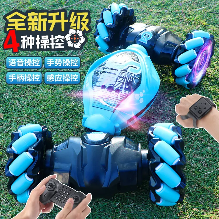 手势感应扭变车充电遥控玩具变形汽车儿童礼物漂移特技遥控越野车