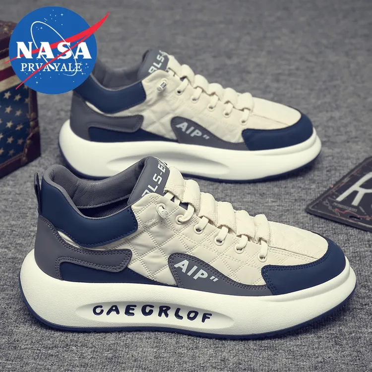 NASA联名男鞋夏季2025新款休闲运动跑步增高阿甘老爹潮鞋学生百搭