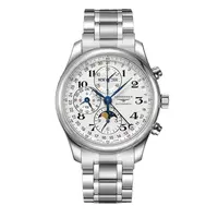 99新  Longines/浪琴/八针月相/男表/40mm/机械机芯/单表