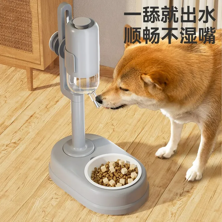 小狗狗喝水器不湿嘴自动挂式防漏饮水机喂水器悬挂笼子喂食碗水壶