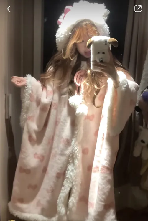 珊瑚绒大睡袍加长加宽版本