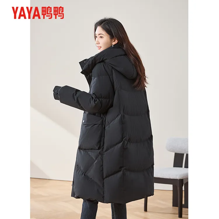YAYA/鸭鸭2024年（商城同款）新款时尚休闲连帽羽绒服羽绒服