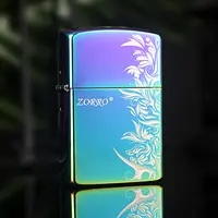 ZORRO佐罗煤油防风打火机原装创意个性幻彩高档送男生礼物繁花