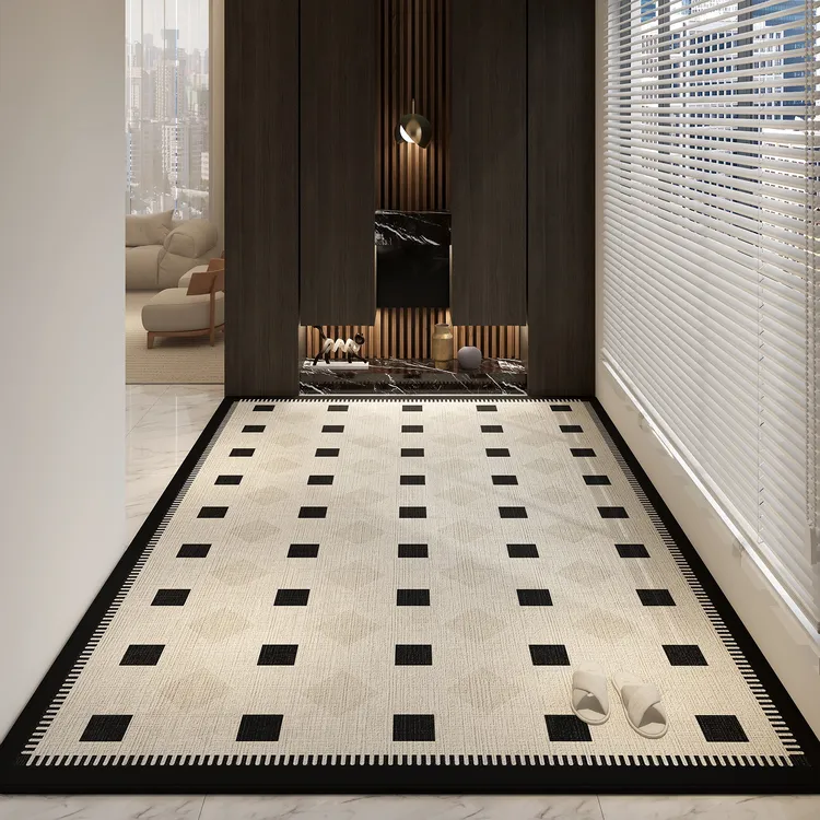 欧莱森入户门地垫轻奢家用地毯门垫玄关脚垫耐脏防滑免洗进门地毯