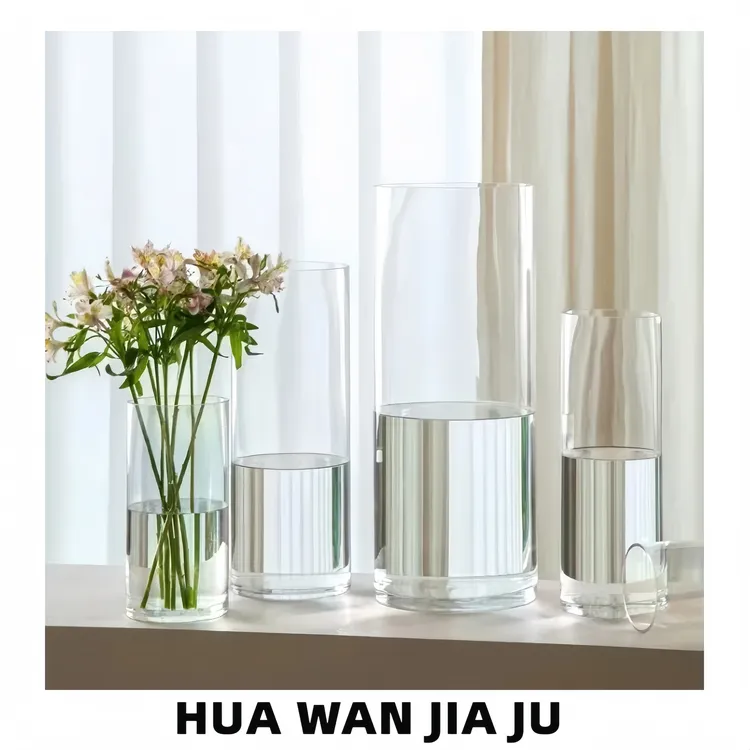 【粉丝福利】多用途多规格加厚人工吹制手工玻璃花瓶醒花桶插花养花
