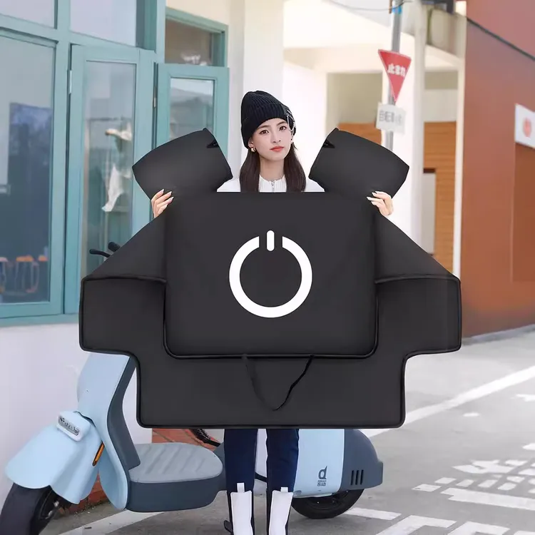 【惊爆价！】2023新款挡风电动车挡风板加绒加大防水防雨挡风被现