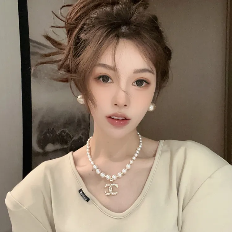 德芬妲 铜合金仿珍珠耳饰 925银针时尚气质百搭耳钉耳环轻奢复古
