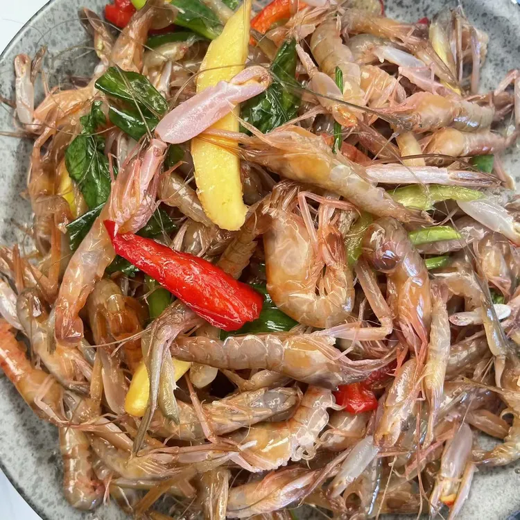 生呛嘎巴虾500克/桶 大连嘎巴虾，生呛夹板虾每桶1斤